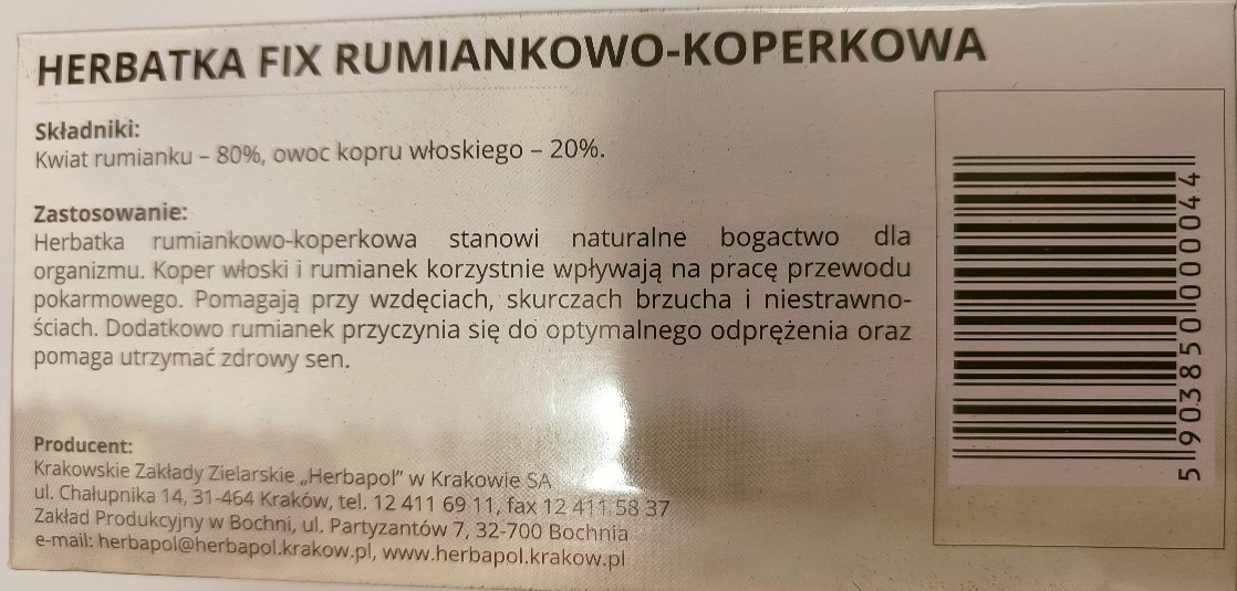 brudna żywność w herbatka dla dzieci