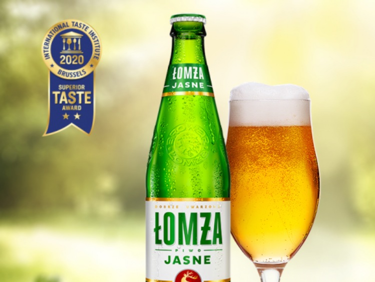 Superior Taste Award dla piwa Łomża Jasne