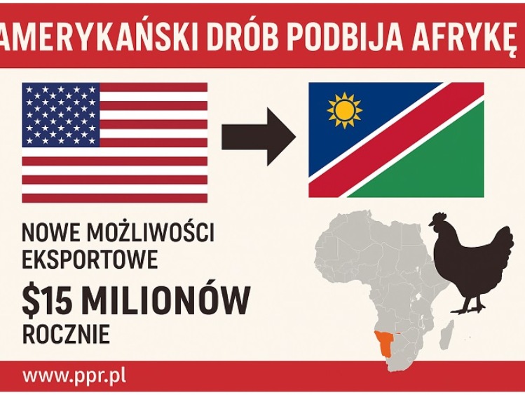Amerykański drób podbija Afrykę. Namibia otwiera rynek dla producentów z USA